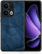 Геометричен Тъмносин Абстрактен Калъф за Мобилен Телефон Oppo Reno13 Pro