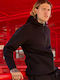Black Hooded Cardigan