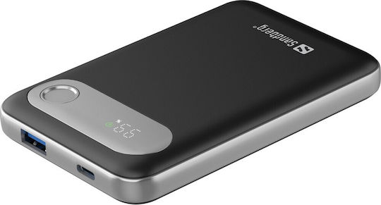 Sandberg Power Bank 10000mAh 20W with USB-A Port and USB-C Port Power Delivery