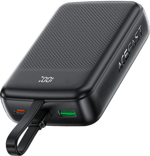 Acefast M14 Power Bank 20000mAh με Θύρα USB-A και Θύρα USB-C Power Delivery Μαύρο