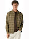 Μακρυμάνικo Overshirt Military Green PM3090828-679