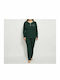 Asel Winter Women's Pyjama Set Cypress Green