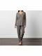 Asel Winter Women's Pyjama Set Brown