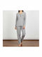 Asel Winter Women's Pyjama Set Gray