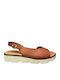 Anatomic Women's Leather Platform Shoes Tabac Brown