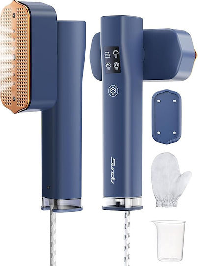 Kleiderdampfer Hand 1300W mit Behälter 100ml Blau