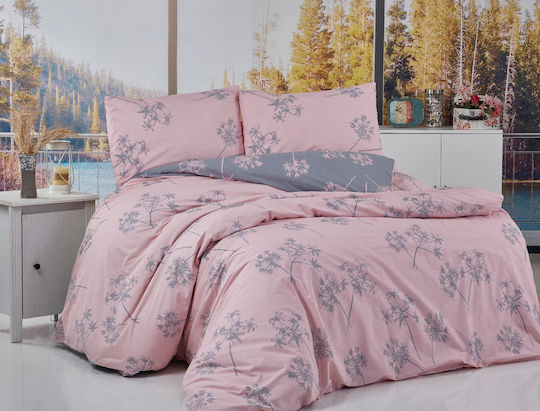 Homeline Set Queen 4pcs 235x260cm Remve Pink