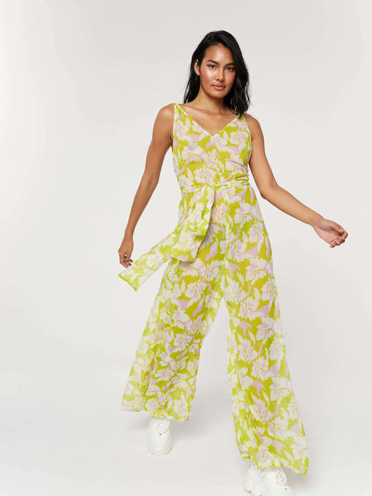 Women's One-piece Suit Yellow, Multicolor, Pastel