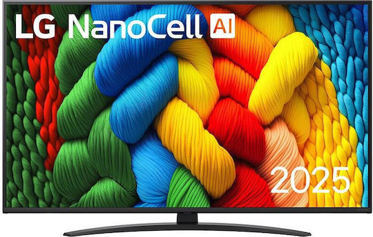 LG Смарт Телевизор 50" 4K UHD Direct LED NanoCell AI NANO81 HDR (2025)