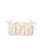 Fabric Organizer Cases Quilted Pure Soft White Little Dutch