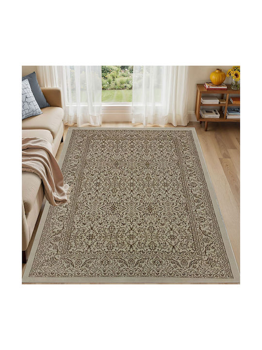 Modern Velvet Bedroom Rugs Set Beige Vizon Luna-0181-beige-vizon-set 3pcs