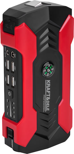 Kraft & Dele Starter Portabil Pentru Baterii Auto Și Motocicletă 28000mAh Cu Bancă De Alimentare USB Obiectiv 12V