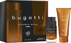 Bugatti Dynamic Move Amber Мъжки Комплект с Тоалетна Вода, 2 бр