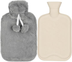 Termofor în culoarea Gri pentru sticle de apă caldă și pachete de gheață Utilizare generală 23x12.5cm 500ml
