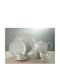 Cryspo Trio White Porcelain Dinnerware Set 72pcs
