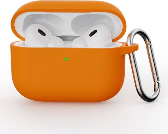 Θήκη Σιλικόνης σε Πορτοκαλί χρώμα για Apple AirPods Pro 3