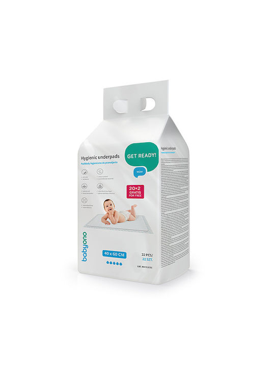Babyono Σελτεδάκι μιας Χρήσης 40x60cm 20τμχ Babyono Σελτεδάκι μιας Χρήσης 40x60cm 20τμχ
