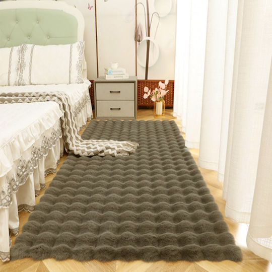 SpitiBazaar Covor Rectangular Din blană Ladi