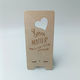 Wooden Desk Stand for Mobile "you Matter" Toxylo