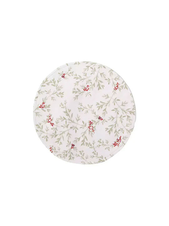 Nef-Nef Homeware Hope Коледно Подложки за чинии Бежов Ø38см.