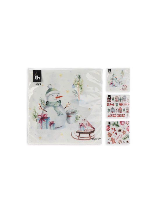 Zaros Weihnachtsservietten L33xB33cm.