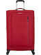 American Tourister Cloudrider Large Travel Suitcase Fabric Astral Red with 4 Wheels Height 78cm 157367-0424