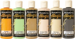 Culori Acrilice Allegro Set 6 Bucăți 59ml Furry...