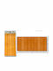 Self-adhesive Wall Wallpaper Brown 60x30cm