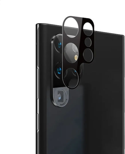 Protecție Cameră Cadru metalic Black pentru Samsung Galaxy S23 Ultra