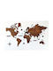 Woodmymap Handmade Wall Decor Made of Wood 115x65cm