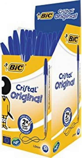 BIC Cristal Original Στυλό Ballpoint 50τμχ