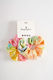Set Of 2 Hair Scrunchies Orange