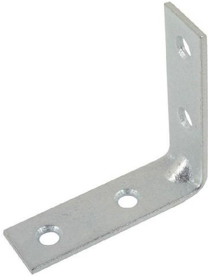 Vermetal Eckregal Schwere Ausführung Verzinkt in Silber Farbe 100x100mm 100Stück 01-1006-Π