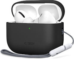 Tech-Protect Silicone Калъф в Черен цвят за Apple AirPods Pro 3