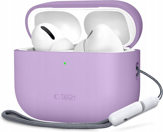 Tech-Protect Silicone Husă în culoarea Lila pentru Apple AirPods Pro 3