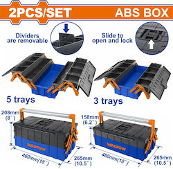 Wadfow Plastic Tool Case WTB4308