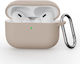 Θήκη Σιλικόνης σε Μπεζ χρώμα για Apple AirPods Pro 3
