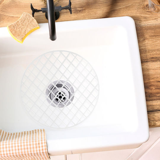 Orion Sink Strainer Inox White 32.5cm