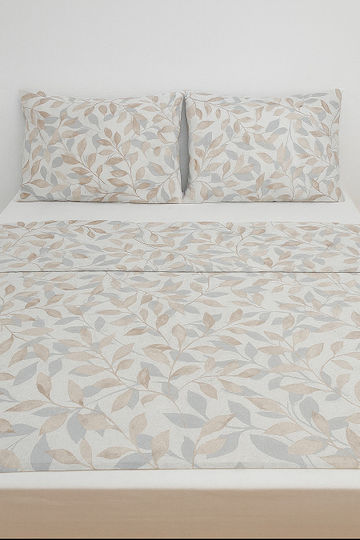 Hatzitex Set Cearșafuri 220x240cm. Brown-grey 4buc