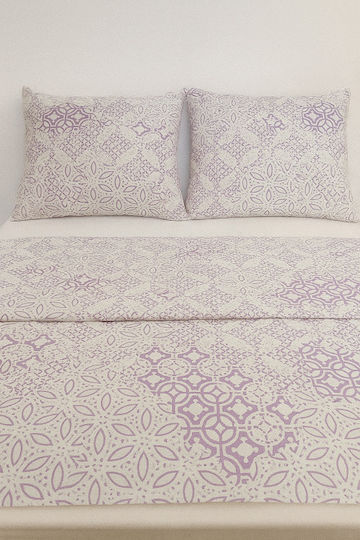 Hatzitex Set Cearșafuri 220x240cm. Vintage Purple 4buc