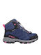 Kinder Wanderschuhe Wasserdicht Blau ->