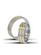Themelidis Jewels Wedding Rings Bicolour 22K
