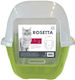 M-Pets Cat Toilet Closed White L50 x W42.4 x H44.5cm