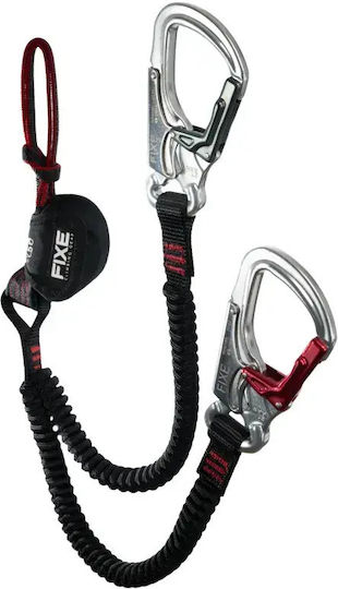 Fixe Ferratum Kettenloser Lanyard Imanatas Αυτασφαλισης Schwarz