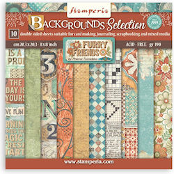 Scrapbooking-Zubehör Χαρτιά 10τεμ 20.3×20.3cm S...