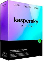 Kaspersky Plus 2024 for 10 Devices and 1 Year of Use (Electronic License)