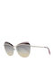 Emilio Pucci Women's Sunglasses with Silver Metal Frame and Gray Gradient Lens EP112 28B
