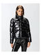Mirco Women's Short Puffer Jacket for Winter Black