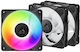 Arctic P12 Pro Reverse Blade Case Fan 120mm (3000rpm / 73cfm) με RGB Φωτισμό και Σύνδεση 3-Pin / 4-Pin PWM 3τμχ