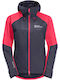 Women's for Hiking Sports Jacket Waterproof and Windproof for Winter with Hood Black